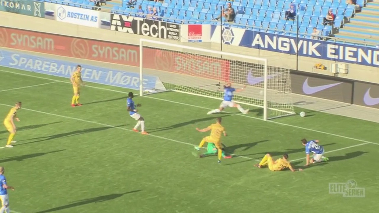 Glimts mål mot Molde i 2018